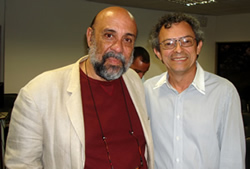 Professor Nilson Moraes (UNIRIO) e Eurípedes Jr (IBRAM/MinC)