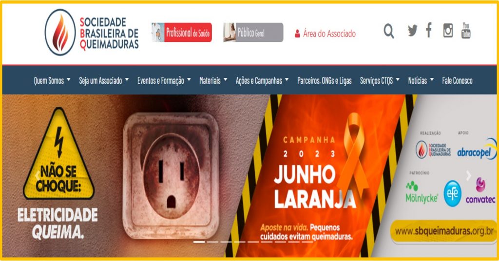 Não se choque Eletricidade queima 06 6 Dia Nacional de Luta