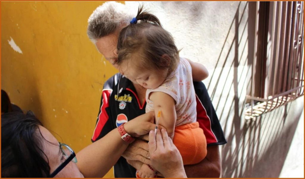 OPAS alerta sobre possibilidade de surtos de sarampo devido à redução da cobertura vacinal