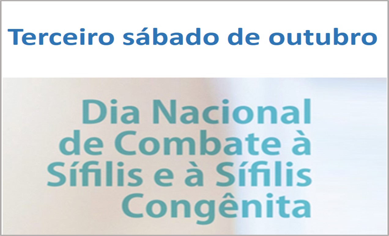 Dia Nacional De Combate à Sífilis E à Sífilis Congênita 21 10