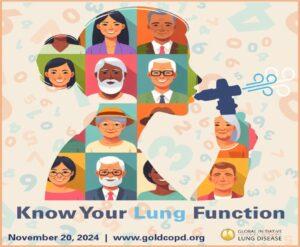 “Conheça sua função pulmonar” : 20/11 – Dia Mundial da Doença Pulmonar Obstrutiva Crônica – DPOC